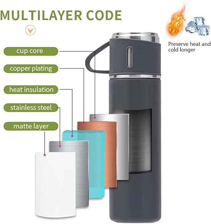 Shari's Tea - Travel Tea Thermos with Cup