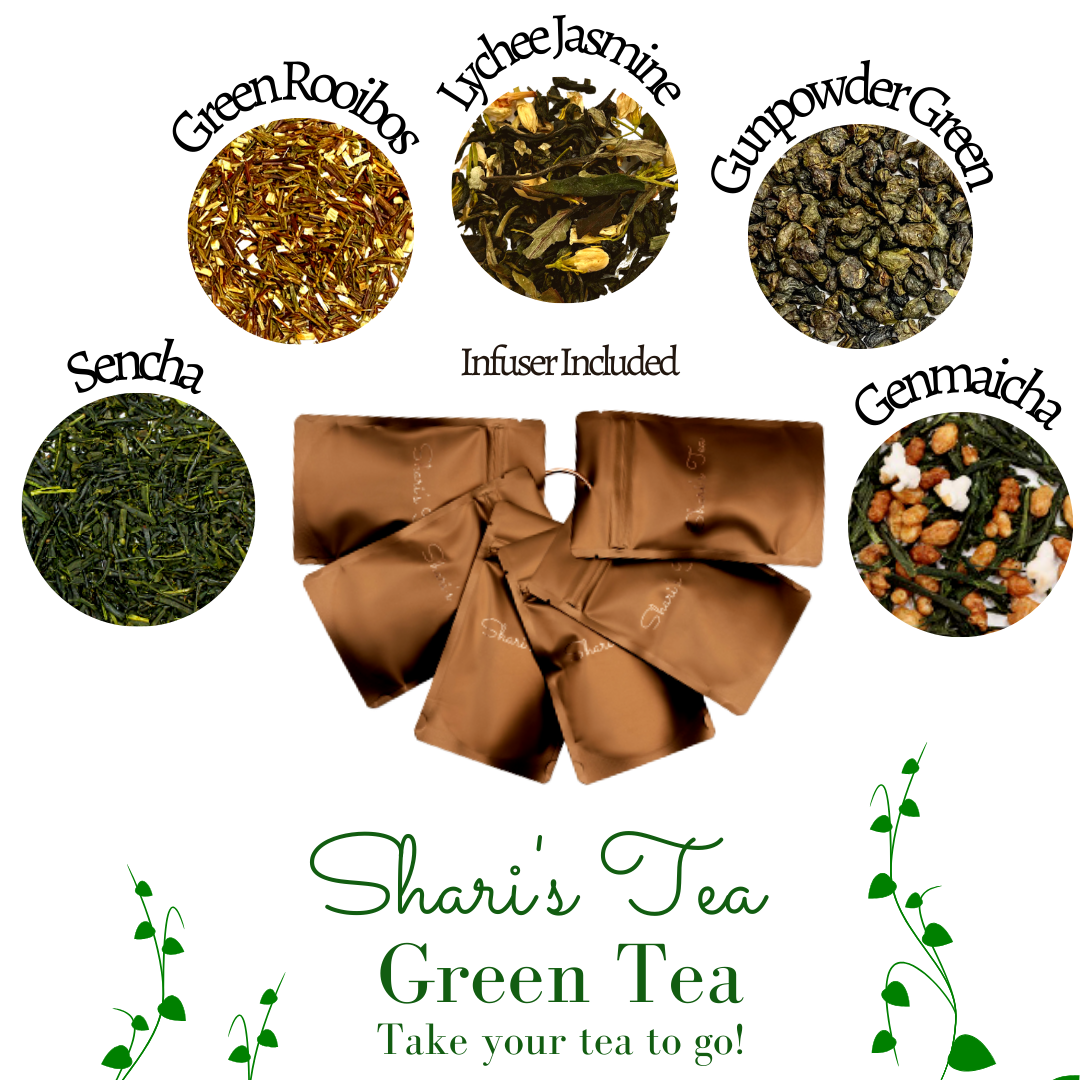 Shari's Tea Green Tea To Go Kit