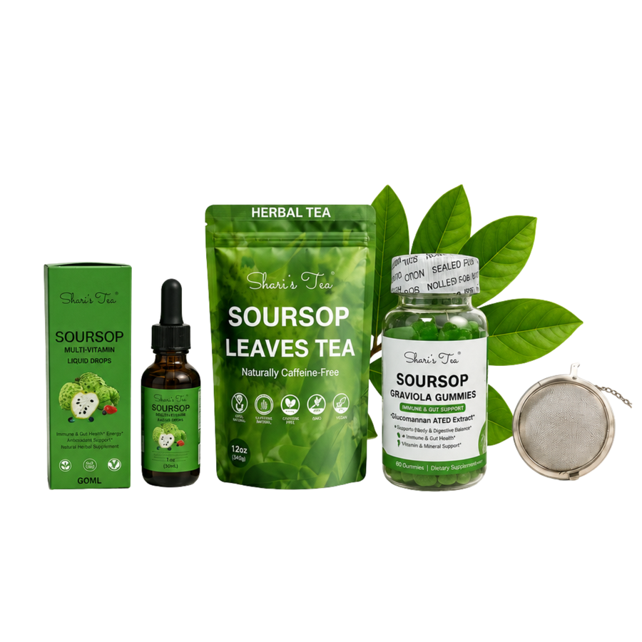 Soursop Herbal Tea Wellness Bundle