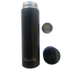 Tea Thermos with Digital Temperature Gauge and Infuser - Black