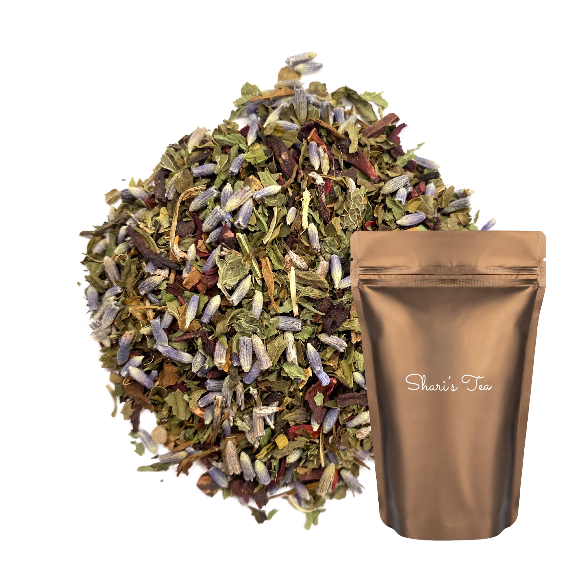 Lavender Haze - Peppermint & Lavender Herbal Tea Blend - Shari's Tea